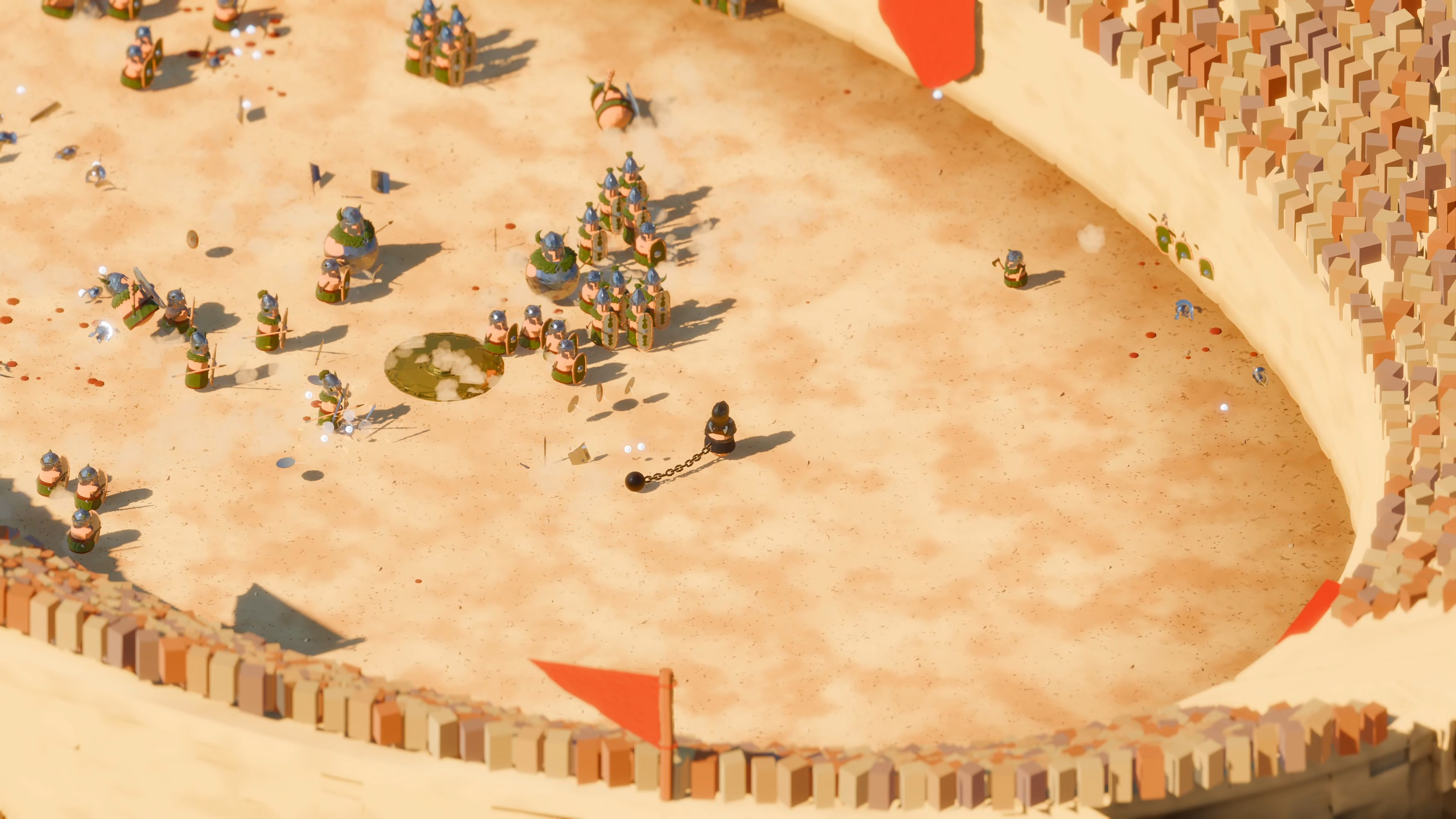 Mini Gladiators 4K arena units screenshot